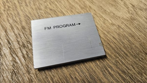 Lid for FM preset Beomaster 1200